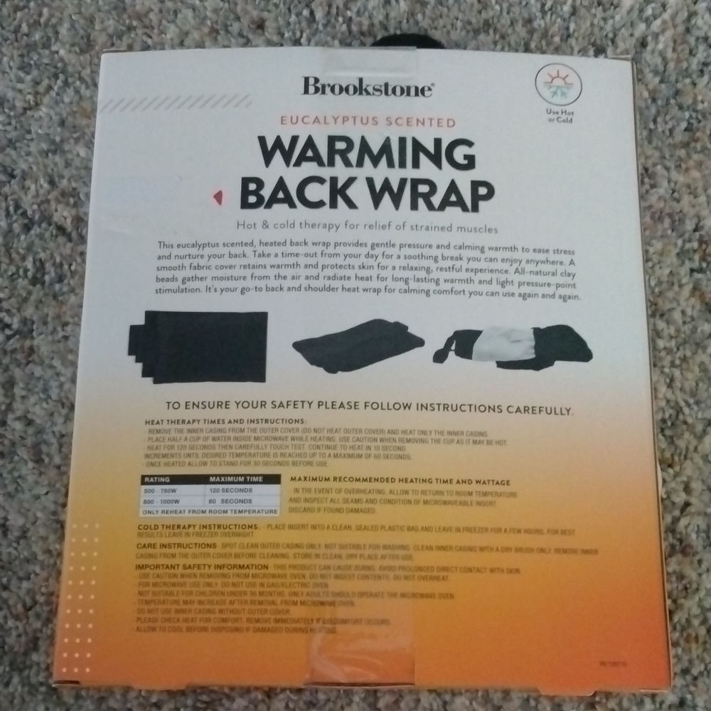 Brookstone Warming Back Wrap - Picture 2 of 4